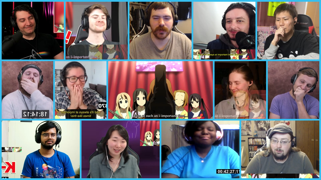 K-On! Ep 12 Reaction Mashup