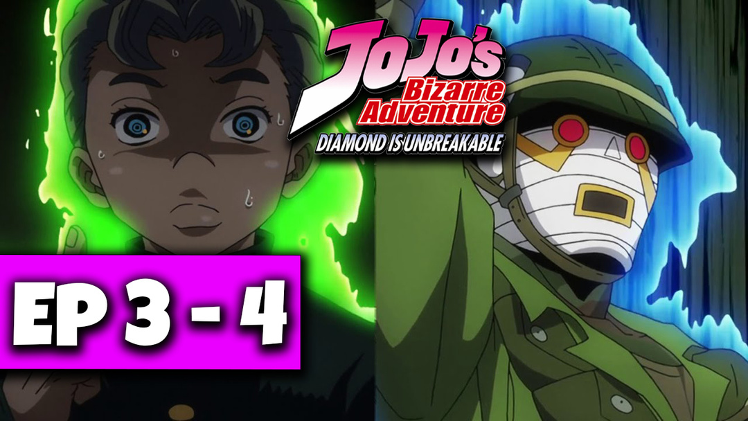 JJBA: Diamond Is Unbreakable - Ep 3 and 4 - (UNCUT REACTION)