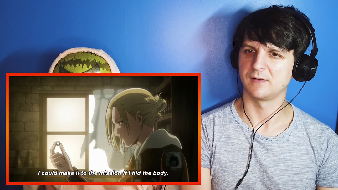Attack on Titan OVA Wall Sina Goodbye Reaction Extended (YT link below)