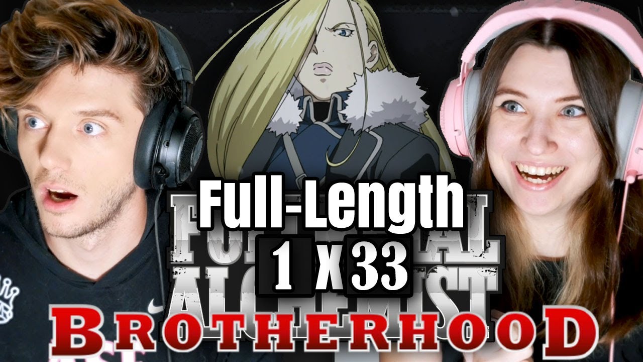 Fullmetal Alchemist: Brotherhood 1x33: "The Northern Wall of Briggs" // Full-Length Reaction