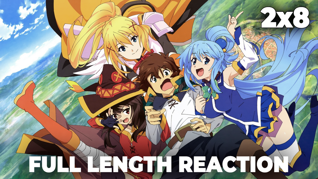 Konosuba 2x8 FULL REACTION! 