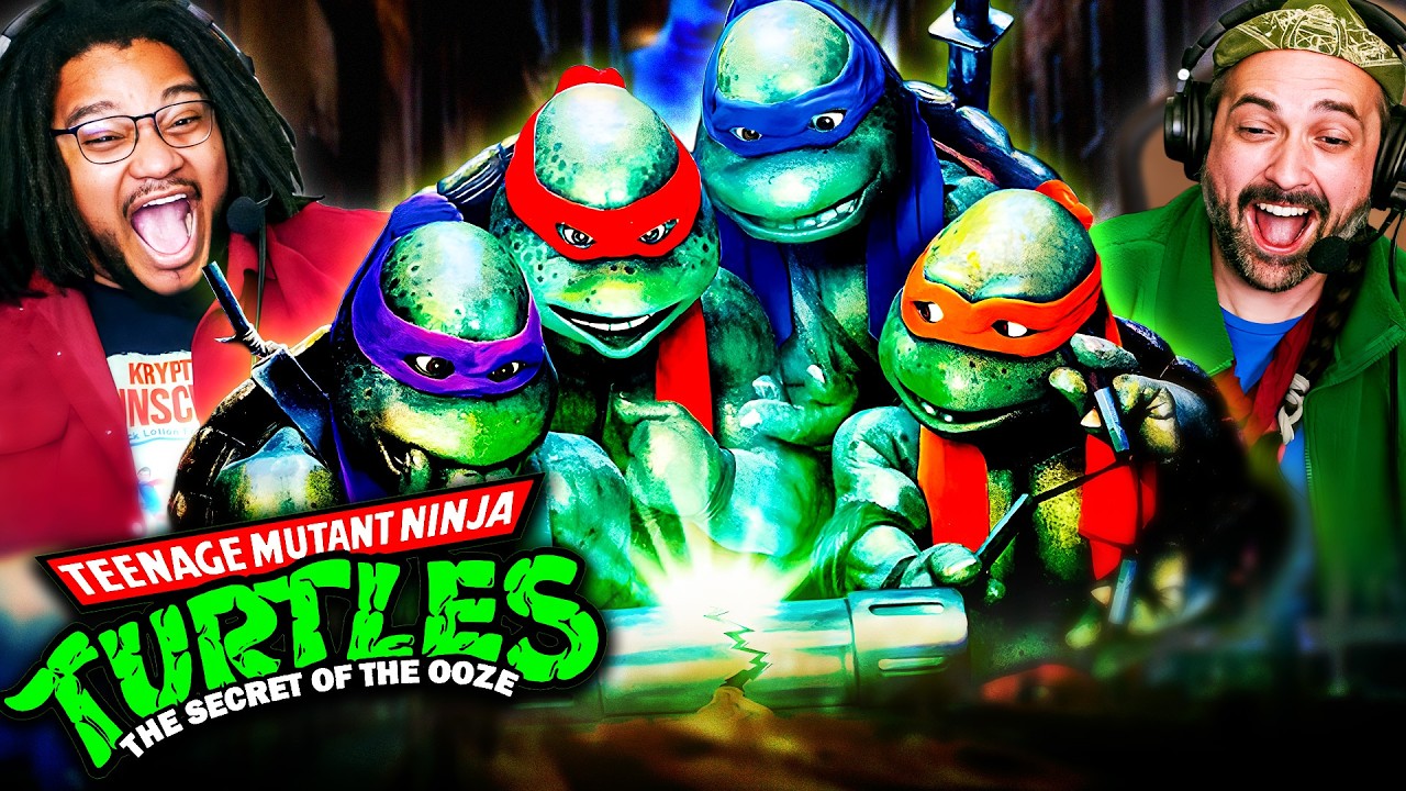 TEENAGE MUTANT NINJA TURTLES II: The Secret of the Ooze (1991) - Movie WATCH ALONG!!