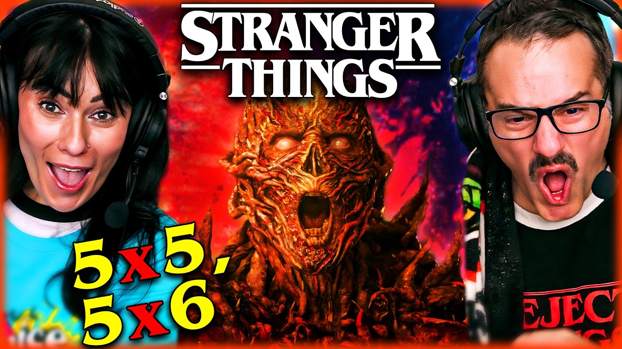 STRANGER THINGS 5, Episodes 5 & 6 - Tara & Andrew's WATCH ALONG!!