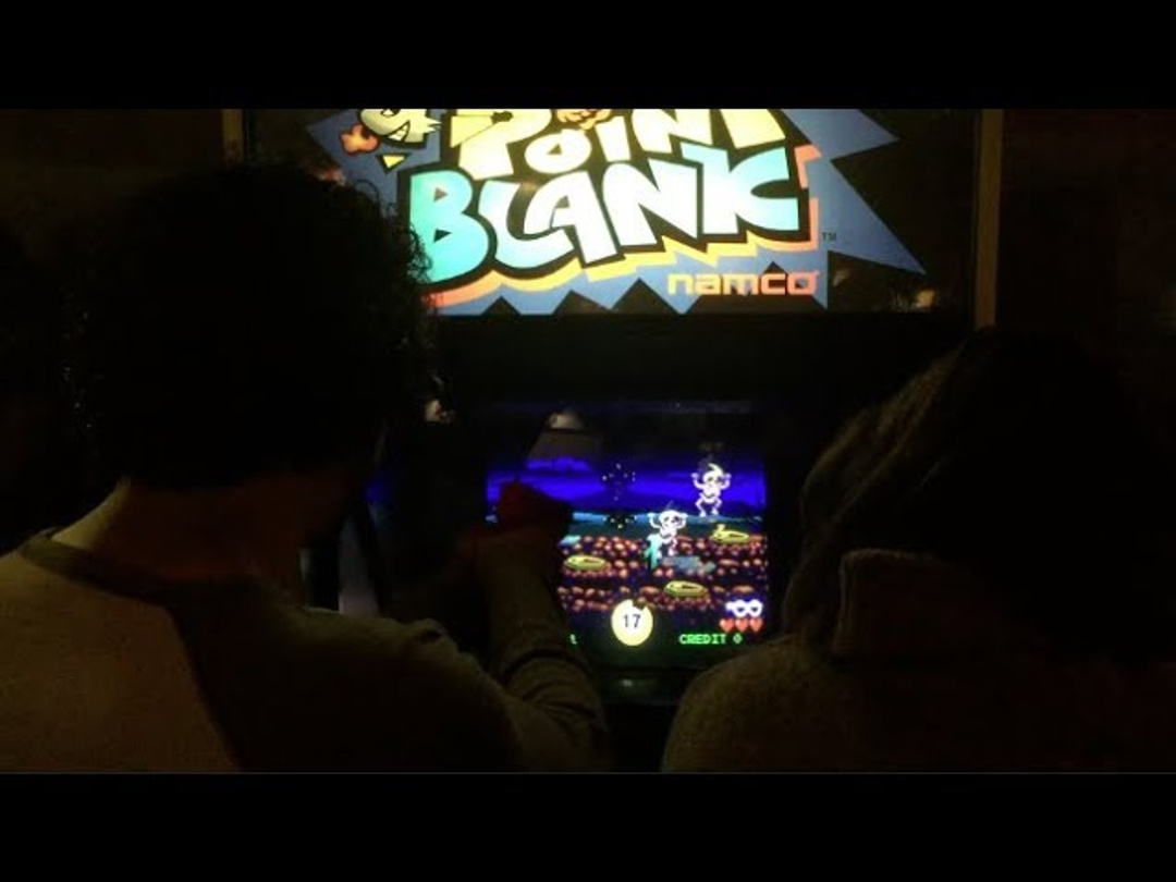 Playing Point Blanc Arcade