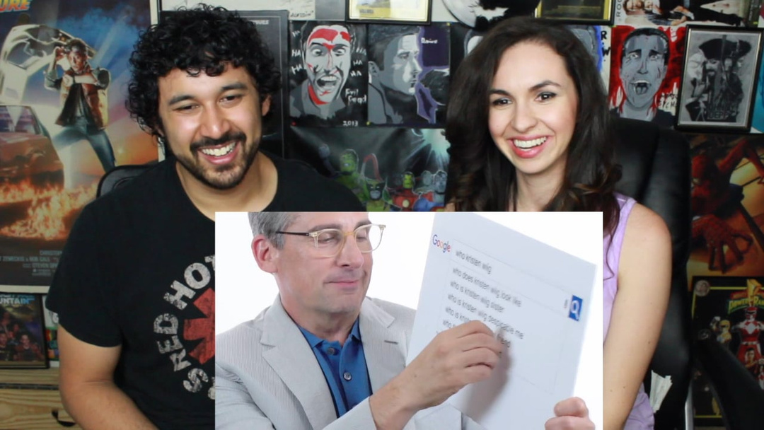 Steve Carell & Kristen Wiig Answer the Web’s Most Searched Questions REACTION!!!