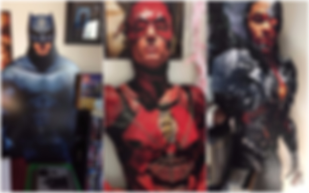 Justice League Cardboard Cut Outs!