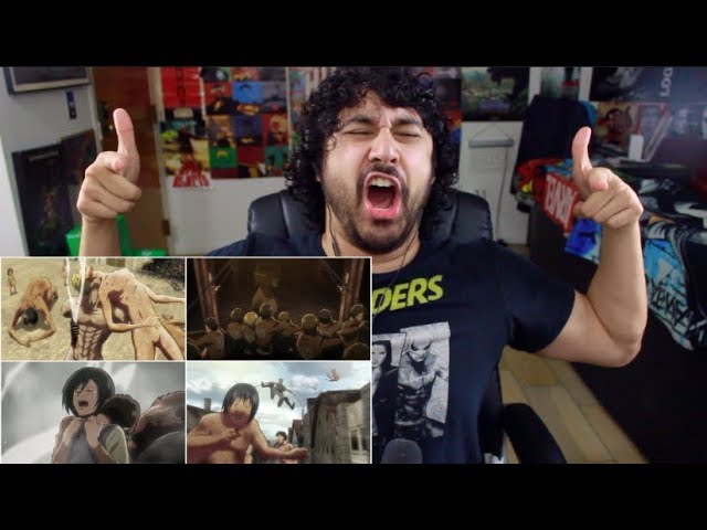 ATTACK ON TITAN 1x8 REACTION!!!