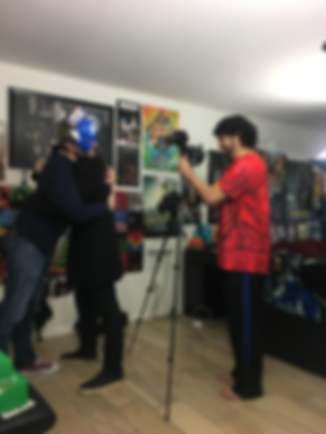 A li'l on-set bonding...