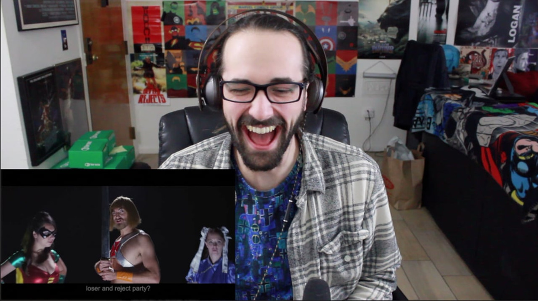 EPIC RAP BATTLE: NERD VS. GEEK (Rhett & Link) REACTION!!!