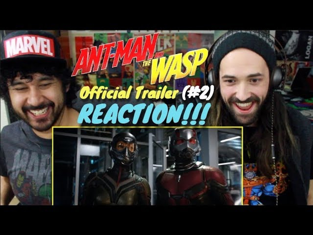 ANT MAN & THE WASP - Official Trailer #2 REACTION & REVIEW!!!
