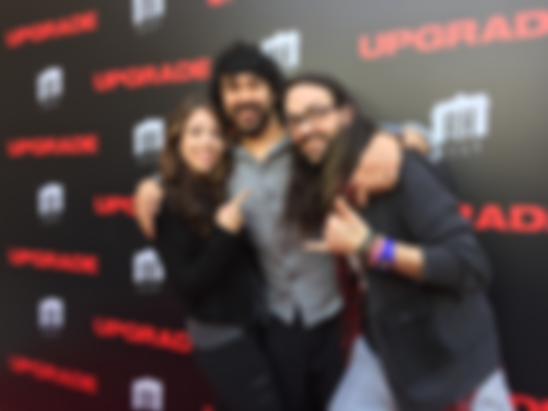 At the UPGRADE Movie Premiere!!!