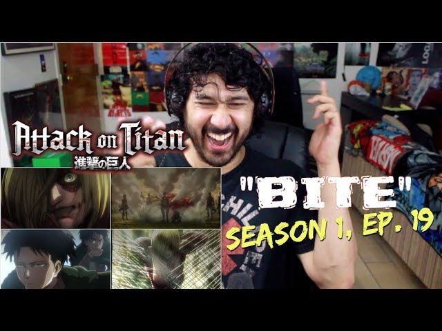 ATTACK ON TITAN 1x19 - REACTION!!!