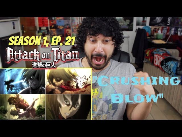 ATTACK ON TITAN 1x21 - REACTION!!!