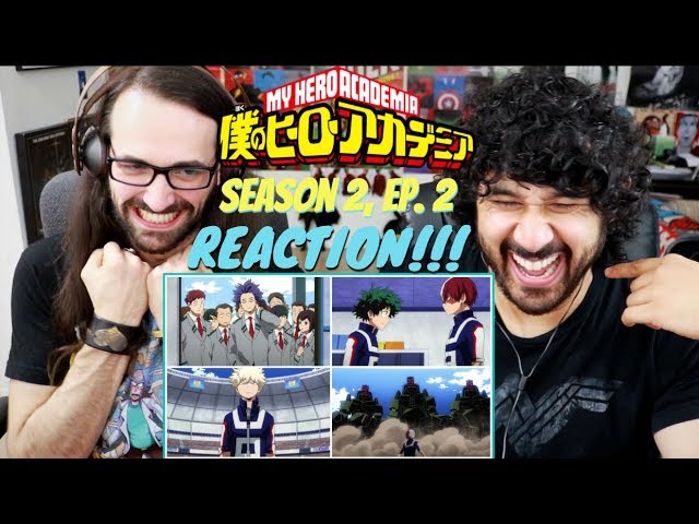 MY HERO ACADEMIA 2x2 - REACTION!!!