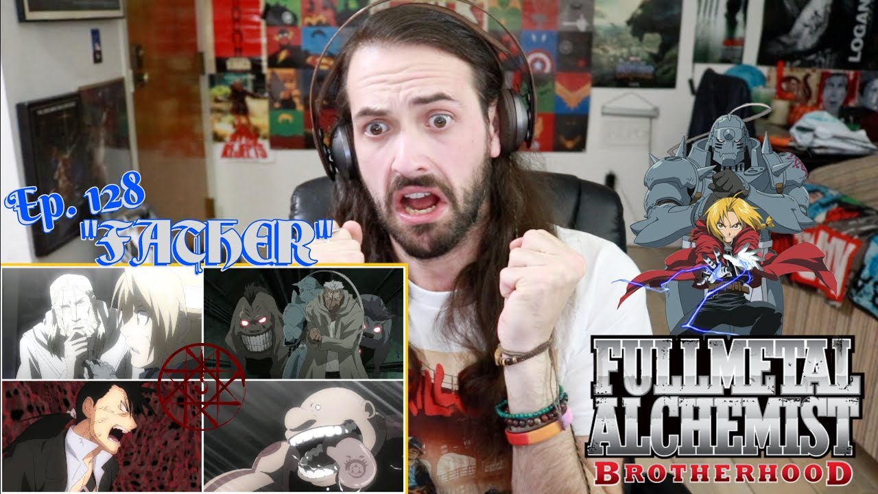 FULLMETAL ALCHEMIST: BROTHERHOOD Ep. 128 "Father" - REACTION & REVIEW!!!