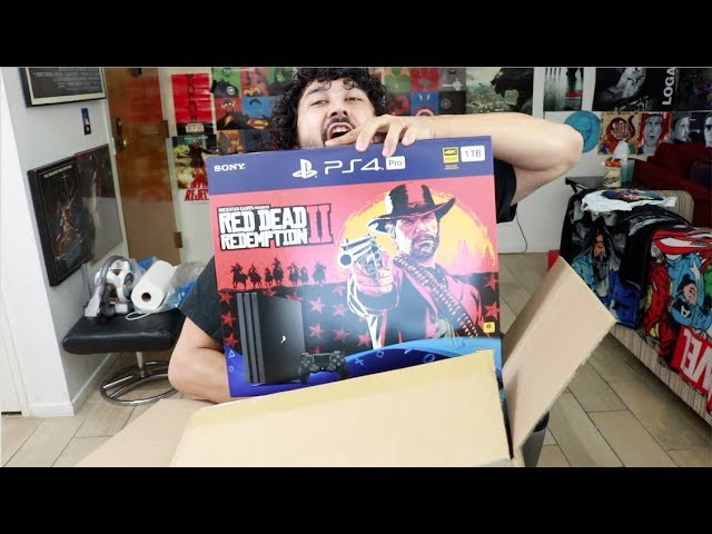 UNBOXING - PS4 PRO Bundle Pack RED DEAD REDEMPTION II