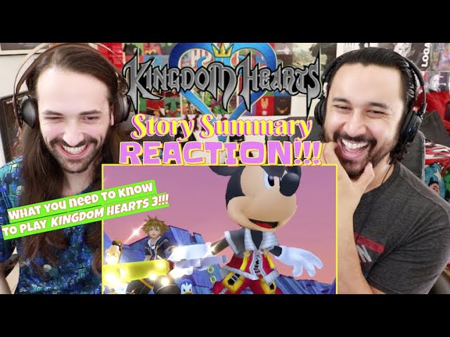 KINGDOM HEARTS Story Summary (What You Need to Know to Play Kingdom Hearts 3) - REACTION!!!