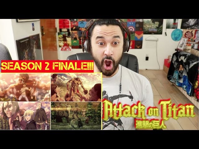 ATTACK ON TITAN - SEASON 2 FINALE REACTION!!!