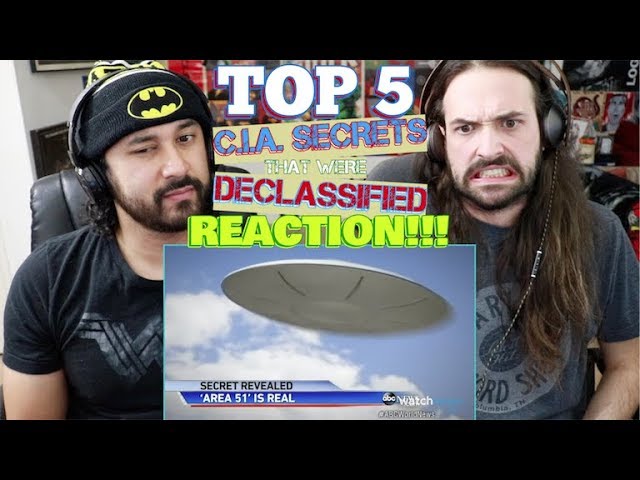 TOP 5 C.I.A. Secrets That Were DECLASSIFIED - REACTION!!!