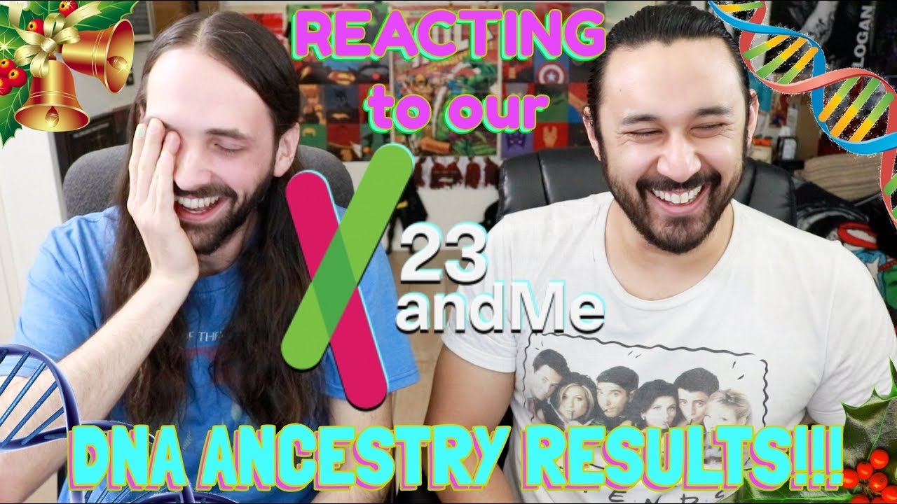 REACTION to our 23andMe DNA ANCESTRY RESULTS!!!