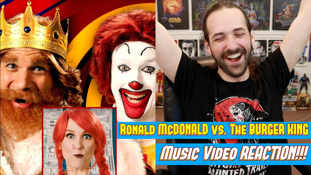 RONALD McDONALD vs. The BURGER KING | Epic Rap Battles of History - REACTION!!!