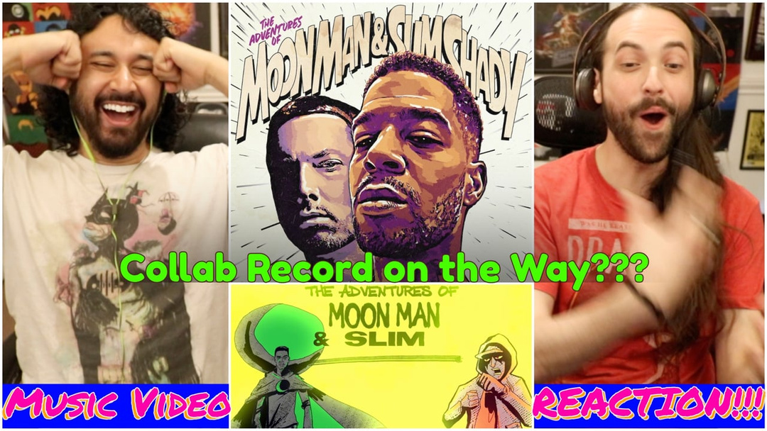 KID CUDI & EMINEM | "The Adventures of Moon Man & Slim Shady" Music Video - REACTION!