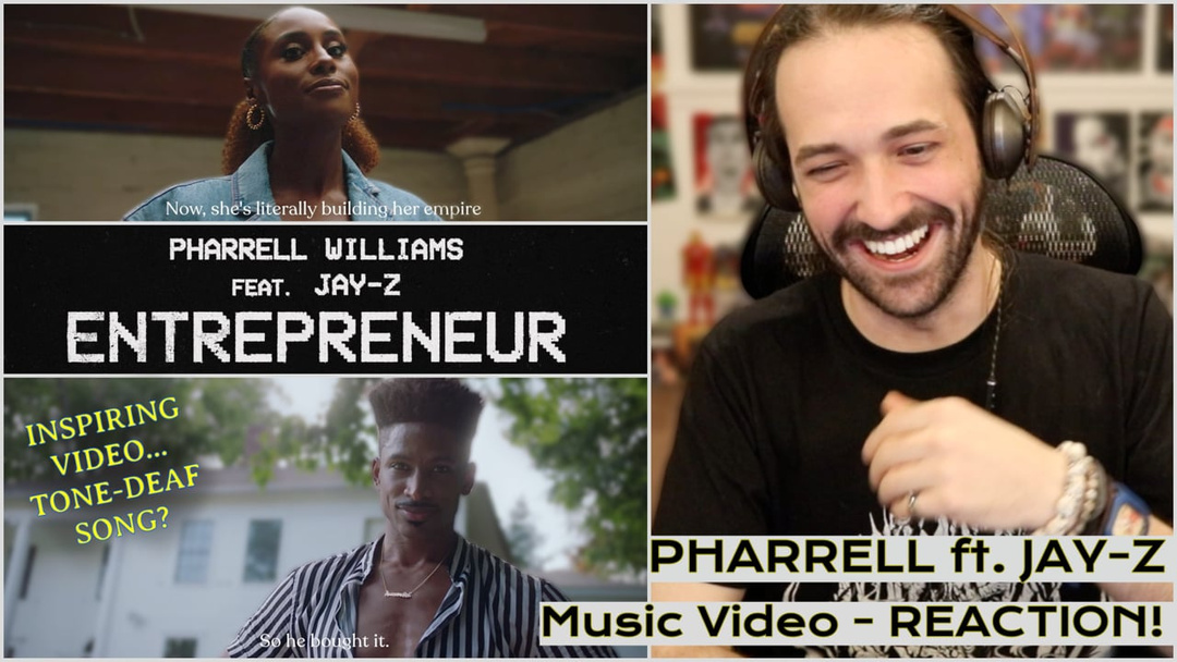 PHARRELL WILLIAMS ft. JAY-Z | "Entrepreneur" Music Video - REACTION!