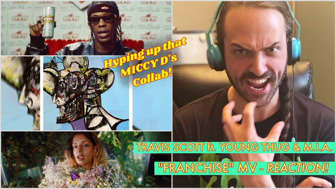 TRAVIS SCOTT ft. YOUNG THUG & M.I.A. | "Franchise" MV - REACTION!