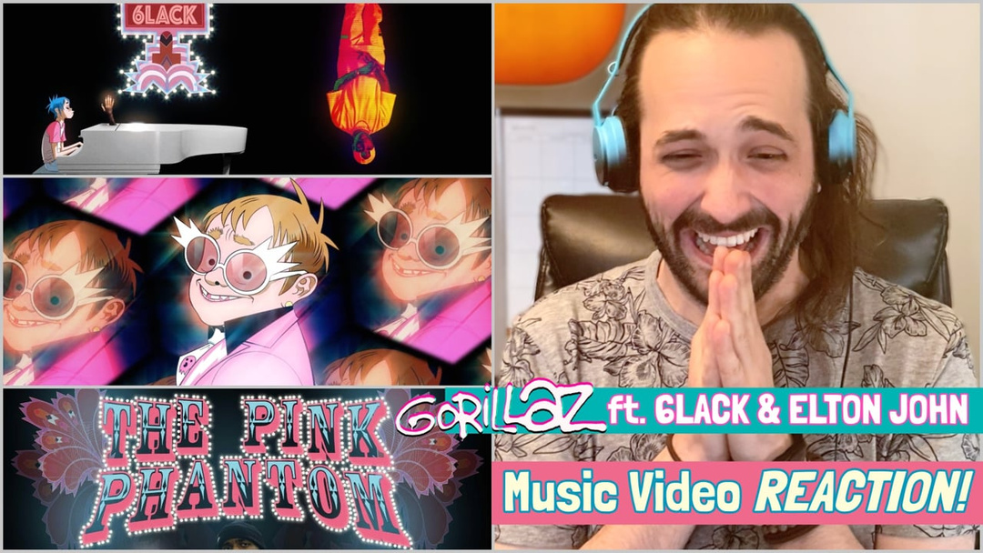 GORILLAZ ft. ELTON JOHN & 6LACK | "The Pink Phantom" Music Video - REACTION!