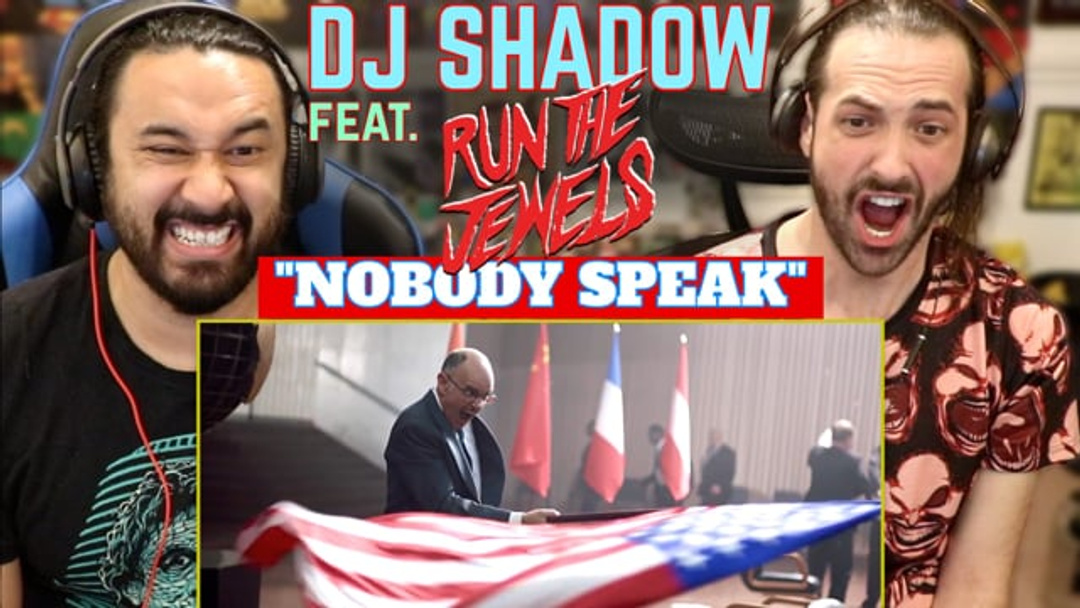 DJ SHADOW x RUN THE JEWELS | "Nobody Speak" Music Video - REACTION!