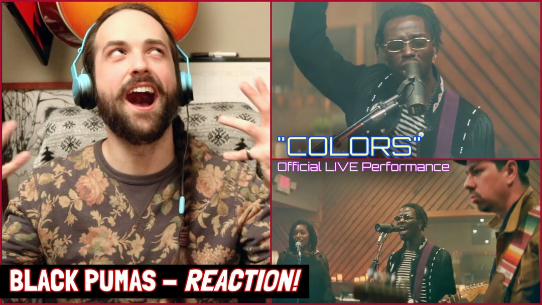 BLACK PUMAS | "Colors" Official Live Performance - REACTION!!
