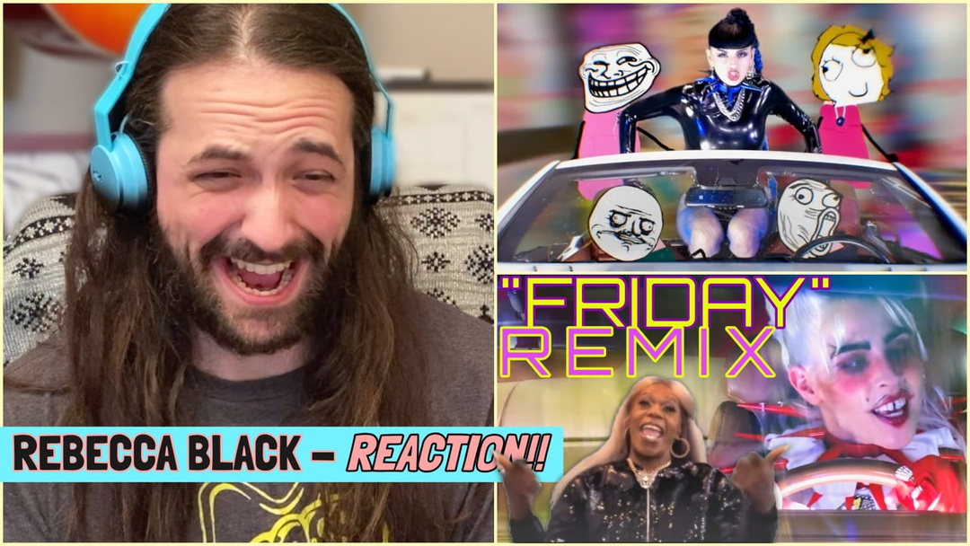 REBECCA BLACK | "Friday" [2021 REMIX] Music Video - REACTION!!