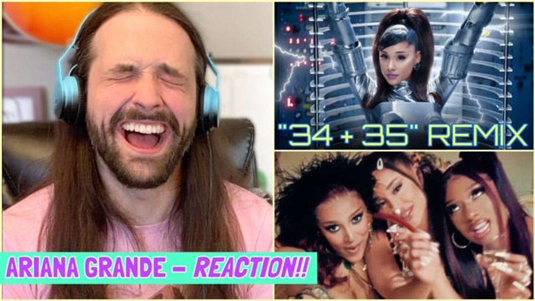 ARIANA GRANDE | "34 + 35" [REMIX] Music Video - REACTION!!