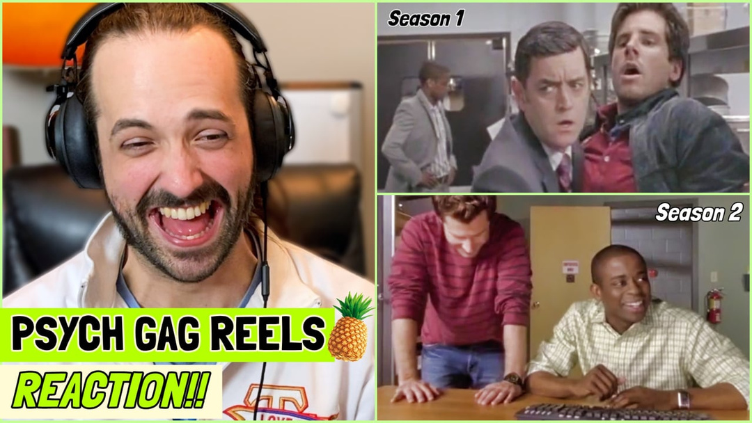 PSYCH | Seasons 1 & 2 GAG REELS - REACTION!!