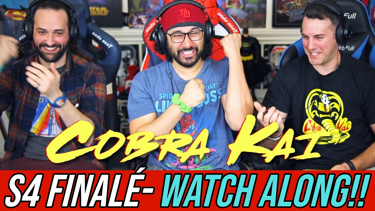 Cobra Kai | SEASON 4 FINALÉ - WATCH ALONG!!