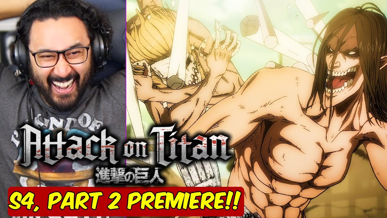 Attack On Titan 4x17 (Mid Season Premiere) WATCH ALONG!!