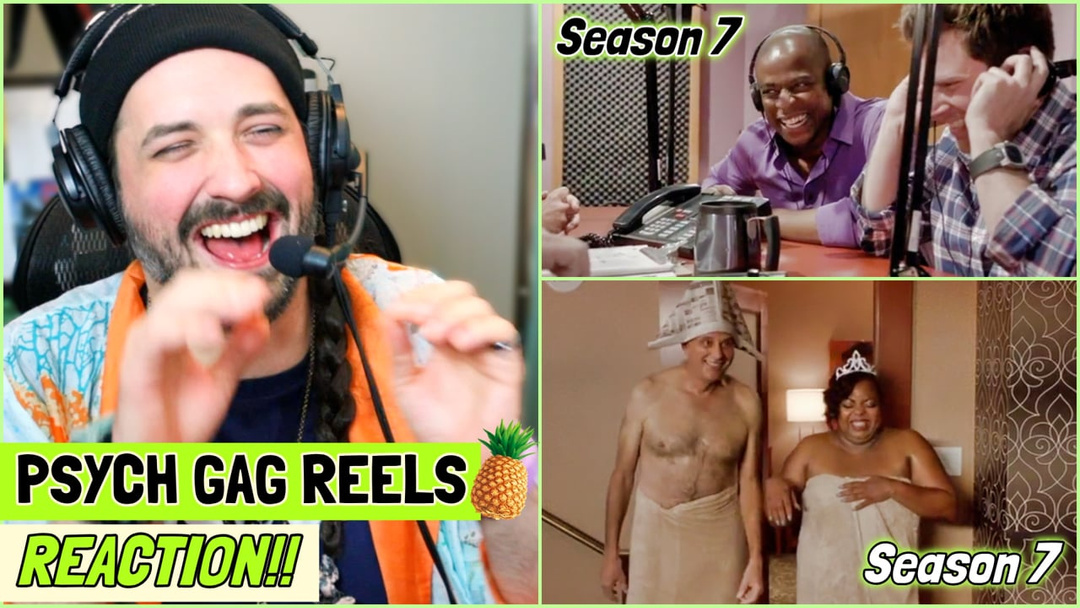 PSYCH | Season 7 GAG REEL - REACTION!!