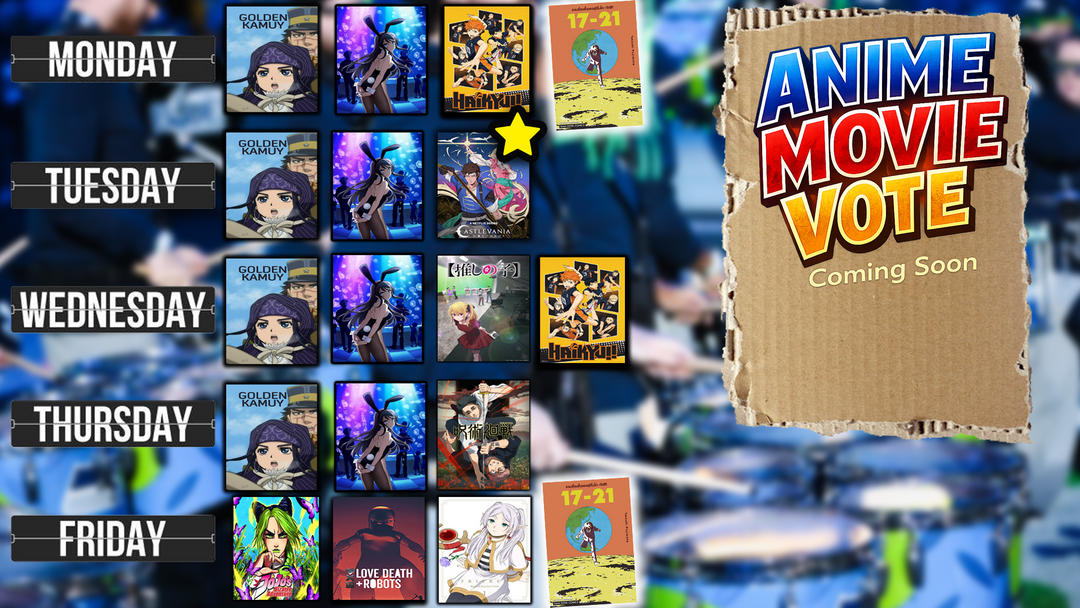 Anime Schedule 2/23 - 2/27