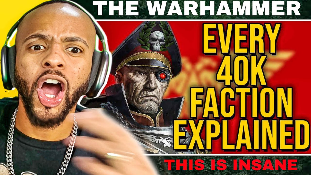@YaBoyRockLee  Reacts | Bricky Every Faction In War Hammer 40k Part 1 Reaction