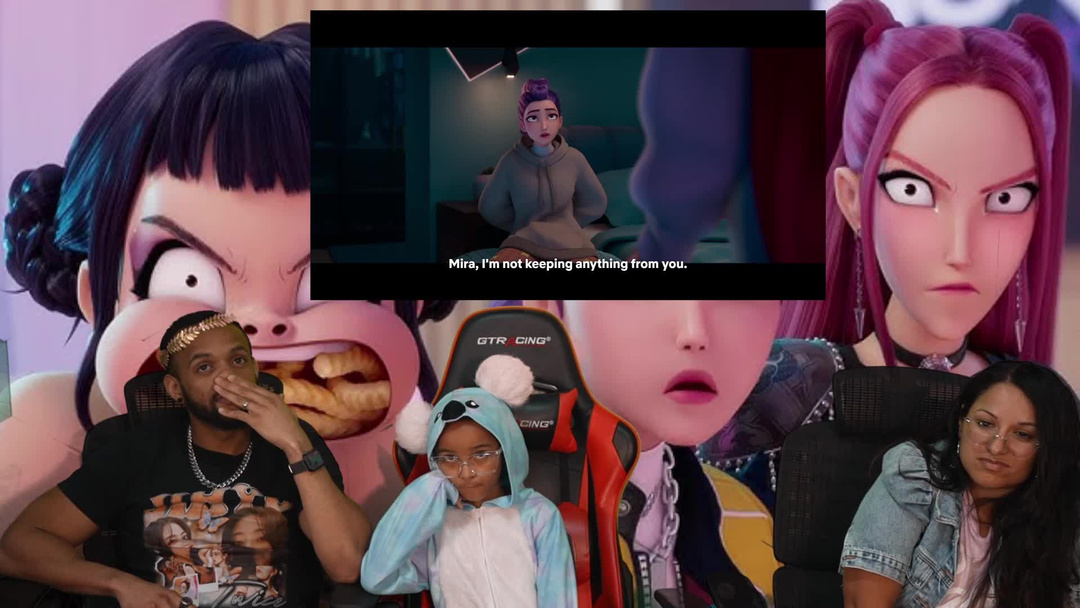 (uncut) Kpop Demon Hunters Movie Reaction With Family TWICE!!!!!