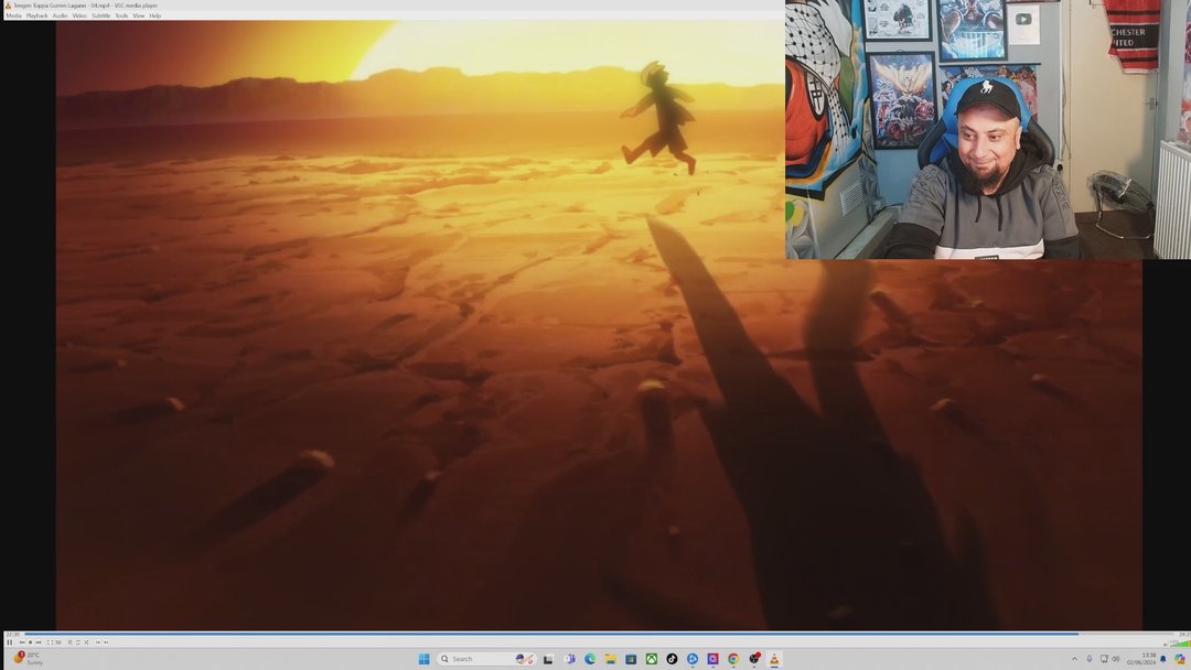 Full Footage Gurren Lagann Episode 3 4 LIVE REACTION