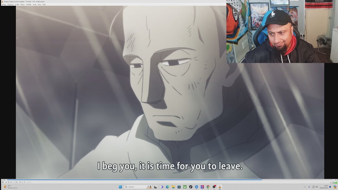 Full Footage Gurren Lagann Episode 5 6 LIVE REACTION