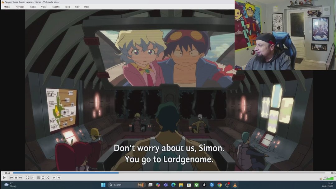 Gurren Lagann Episode 14 15 LIVE REACTION