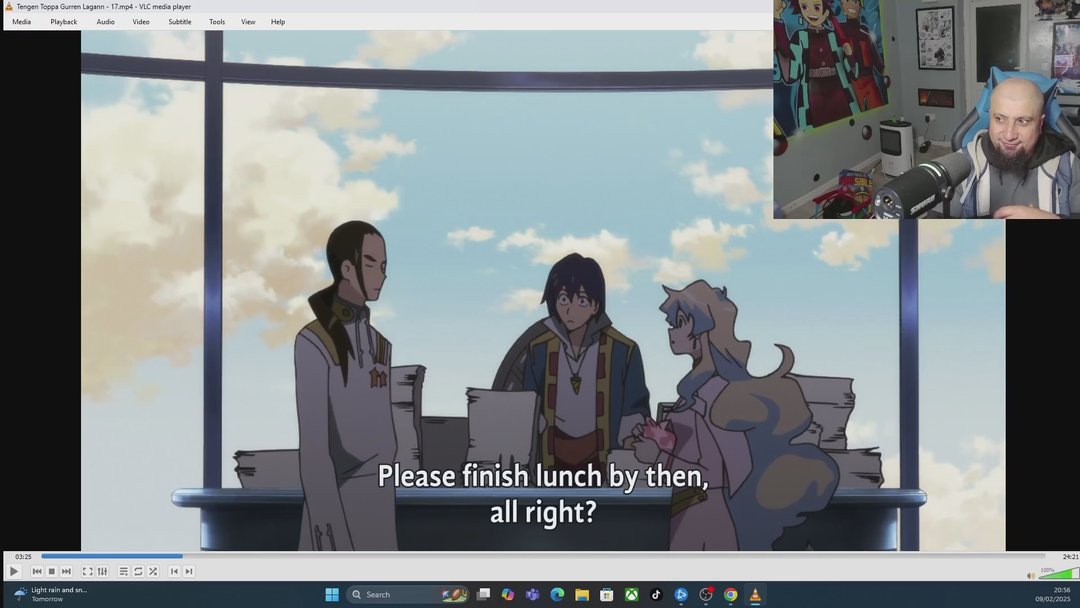 Gurren Lagann Episode 16 17 LIVE REACTION