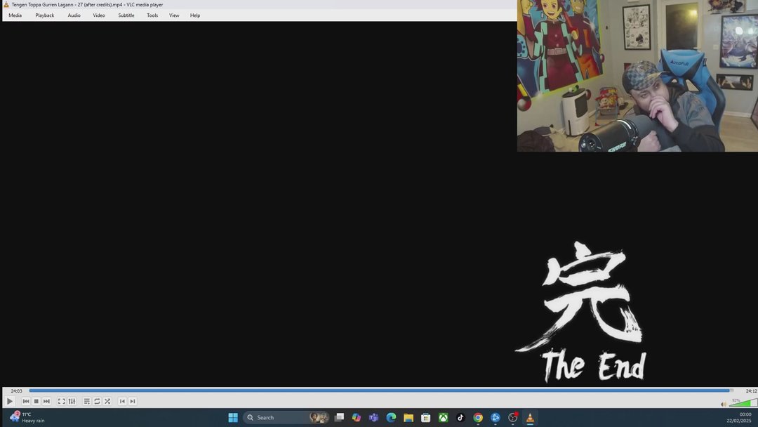 Anime Finale Gurren Lagann Episode 24 25 26 27 LIVE REACTION