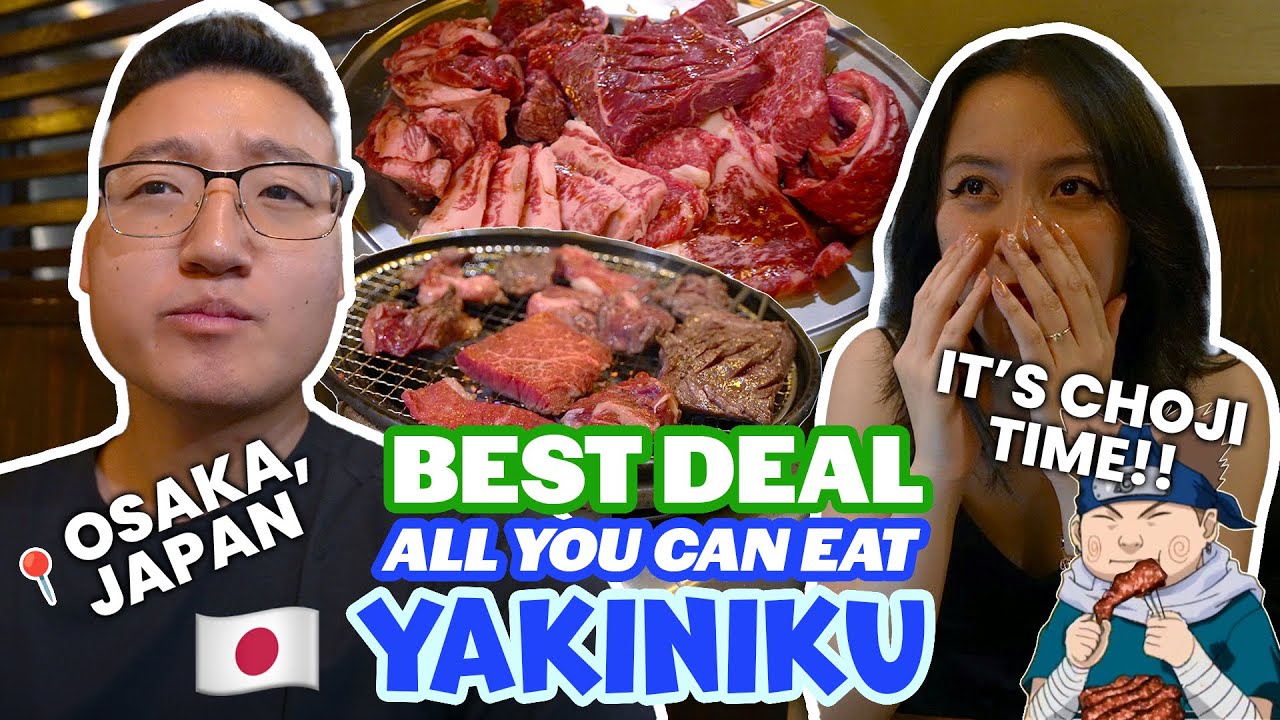 Osaka | Kuromon Market | AIRBNB | Yakiniku All You Can Eat | Japan travel food reaction vlog