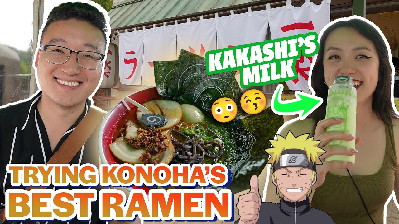 WE VISITED THE WORLDS LARGEST NARUTO THEME PARK! | Japan travel food reaction vlog