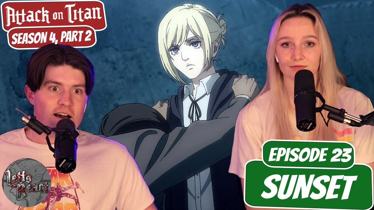 Attack on Titan 4x23 Reaction, "Sunset"
