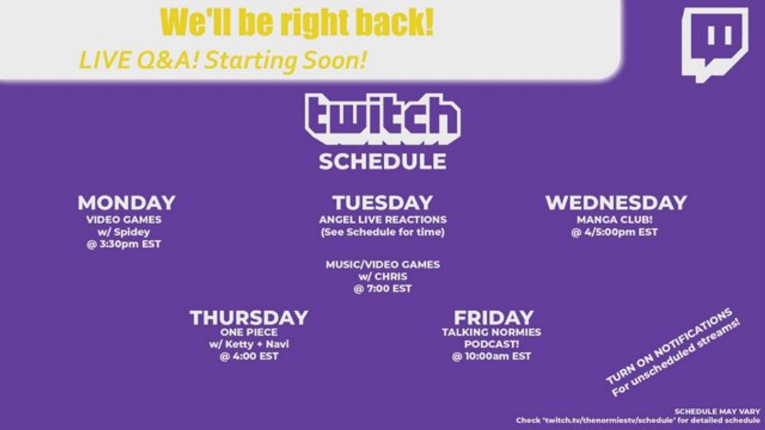 Normies Patreon Live Q/A August 2024