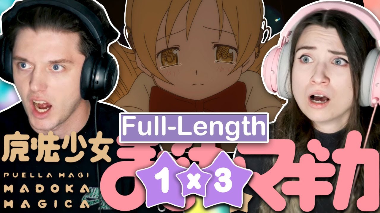 Puella Magi Madoka Magica 1x3: "I'm Not Afraid of Anything Anymore" // Full-Length Reaction